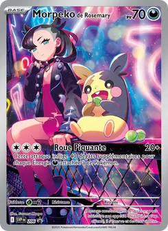 Carte Morpeko de Rosemary de l'extension SVP Black Star Promos, numéro 206/225