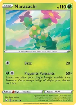 Carte Maracachi de l'extension Épée et Bouclier, numéro 7/202