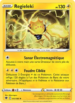 Carte Regieleki de l'extension Astres Radieux, numéro 051/189
