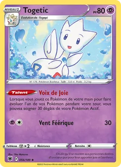 Carte Togetic de l'extension Astres Radieux, numéro 056/189