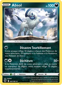 Carte Absol de l'extension Astres Radieux, numéro 097/189