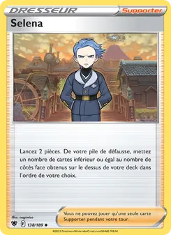 Carte Selena de l'extension Astres Radieux, numéro 138/189