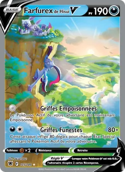 Carte Farfurex de Hisui V de l'extension Astres Radieux, numéro 175/189