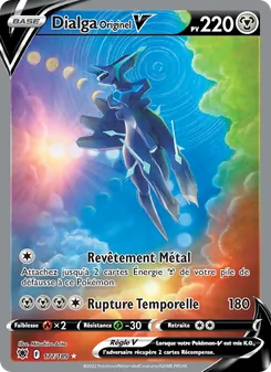 Carte Dialga Originel V de l'extension Astres Radieux, numéro 177/189