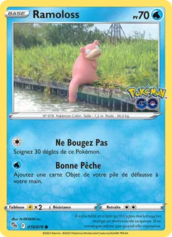 Carte Ramoloss de l'extension Pokémon GO, numéro 019/78