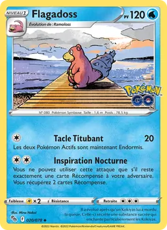 Carte Flagadoss de l'extension Pokémon GO, numéro 020/78