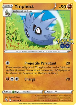 Carte Ymphect de l'extension Pokémon GO, numéro 038/78