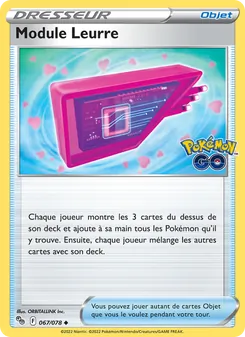 Carte Module Leurre de l'extension Pokémon GO, numéro 067/78