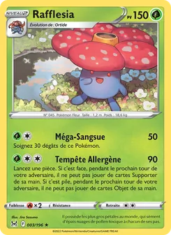 Carte Rafflesia de l'extension Origine Perdue, numéro 003/196