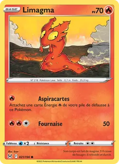 Carte Limagma de l'extension Origine Perdue, numéro 021/196