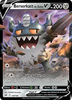 Carte Berserkatt de Galar V de l'extension Origine Perdue, numéro 129/196