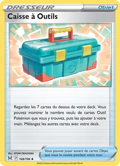 Carte Caisse à Outils de l'extension Origine Perdue, numéro 168/196