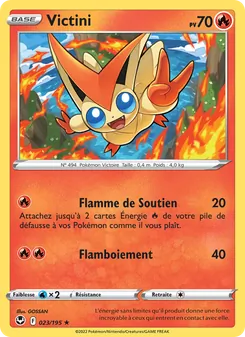 Carte Victini de l'extension Tempête Argentée, numéro 023/195