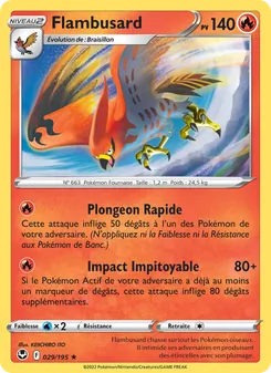 Carte Flambusard de l'extension Tempête Argentée, numéro 029/195