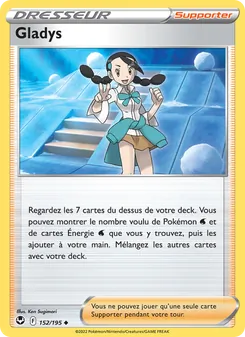 Carte Gladys de l'extension Tempête Argentée, numéro 152/195