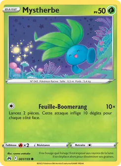 Carte Mystherbe de l'extension Zénith Suprême, numéro 001/159