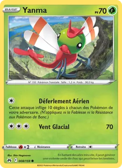 Carte Yanma de l'extension Zénith Suprême, numéro 008/159