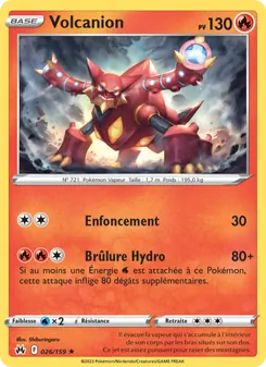 Carte Volcanion de l'extension Zénith Suprême, numéro 026/159