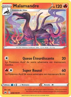 Carte Malamandre de l'extension Zénith Suprême, numéro 028/159
