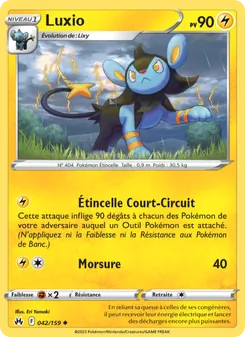 Carte Luxio de l'extension Zénith Suprême, numéro 042/159