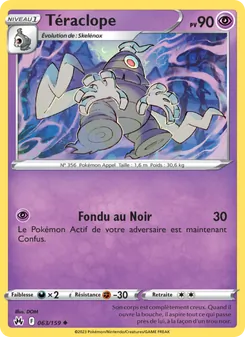 Carte Téraclope de l'extension Zénith Suprême, numéro 063/159