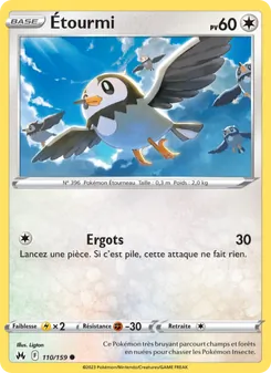 Carte Étourmi de l'extension Zénith Suprême, numéro 110/159