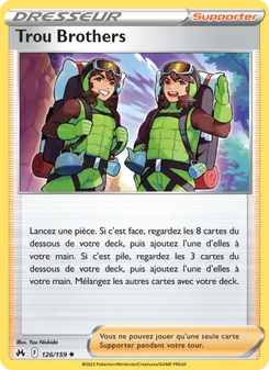 Carte Trou Brothers de l'extension Zénith Suprême, numéro 126/159