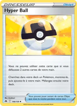 Carte Hyper Ball de l'extension Zénith Suprême, numéro 146/159