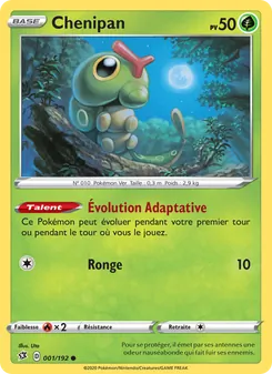 Carte Chenipan de l'extension Clash des Rebelles, numéro 1/192