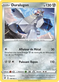 Carte Duralugon de l'extension Clash des Rebelles, numéro 138/192
