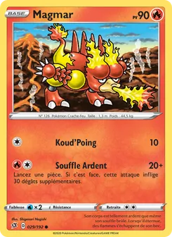 Carte Magmar de l'extension Clash des Rebelles, numéro 29/192