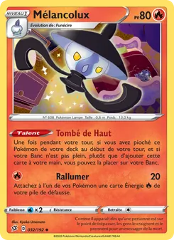 Carte Mélancolux de l'extension Clash des Rebelles, numéro 32/192