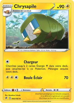 Carte Chrysapile de l'extension Clash des Rebelles, numéro 65/192