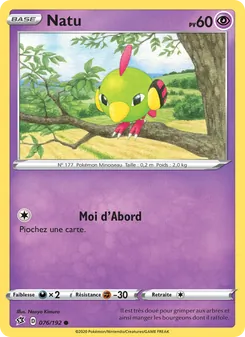 Carte Natu de l'extension Clash des Rebelles, numéro 76/192