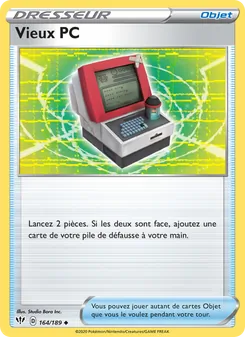 Carte Vieux PC de l'extension Ténèbres Embrasées, numéro 164/189