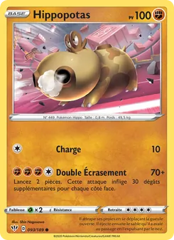 Carte Hippopotas de l'extension Ténèbres Embrasées, numéro 93/189
