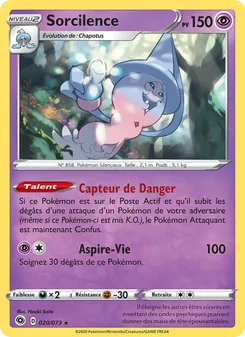 Carte Sorcilence de l'extension La Voie du Maître, numéro 20/73