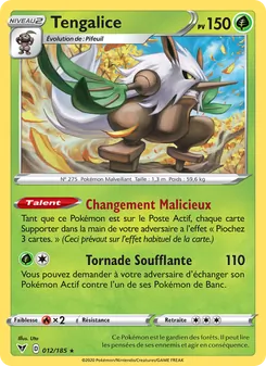 Carte Tengalice de l'extension Voltage Éclatant, numéro 12/185