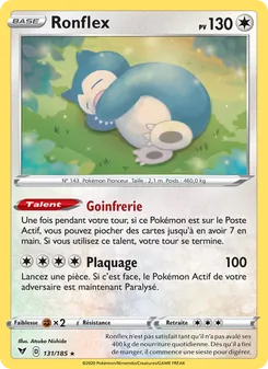 Carte Ronflex de l'extension Voltage Éclatant, numéro 131/185