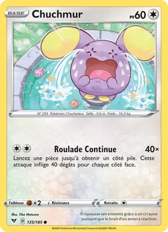 Carte Chuchmur de l'extension Voltage Éclatant, numéro 135/185