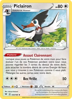 Carte Piclairon de l'extension Voltage Éclatant, numéro 144/185
