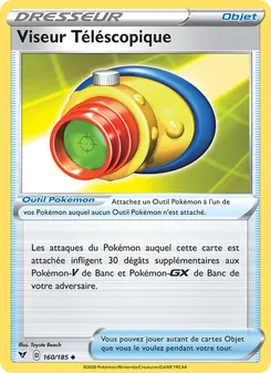 Carte Viseur Téléscopique de l'extension Voltage Éclatant, numéro 160/185