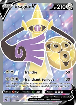 Carte Exagide V de l'extension Voltage Éclatant, numéro 177/185