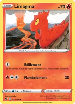 Carte Limagma de l'extension Voltage Éclatant, numéro 27/185