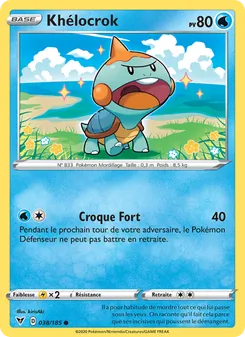 Carte Khélocrok de l'extension Voltage Éclatant, numéro 38/185
