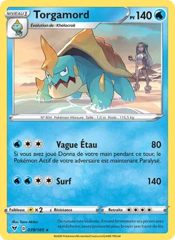 Carte Torgamord de l'extension Voltage Éclatant, numéro 39/185