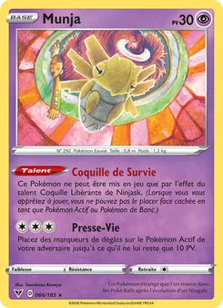 Carte Munja de l'extension Voltage Éclatant, numéro 66/185
