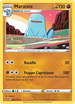 Carte Maraiste de l'extension Voltage Éclatant, numéro 84/185