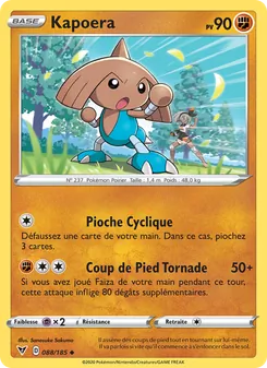 Carte Kapoera de l'extension Voltage Éclatant, numéro 88/185