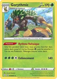 Carte Gorythmic de l'extension Destinées Radieuses, numéro 13/72